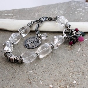 KRSZTAŁ GÓRSKI - bransoletka 06 - REZERWACJA