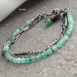 CHRYZOPRAZ - bransoletka 02 REZERWACJA