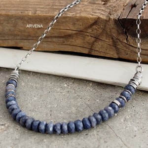 Szafiry  01- naszyjnik REZERWACJA