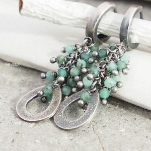 SZMARAGDY 06 - kolczyki