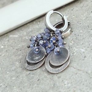 TANZANIT 02 - kolczyki