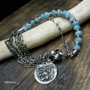 akwamaryn - bransoletka