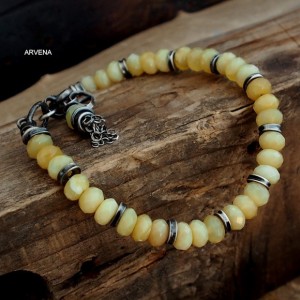 ZAMÓWIENIE dla Pani Małgorzaty P. - OPAL ŻÓŁTY - bransoletka 04