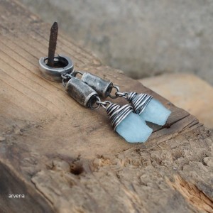 AKWAMARYN - kolczyki 010 