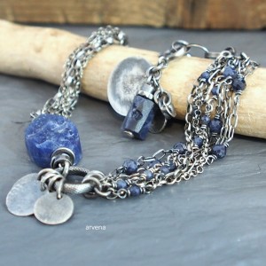 SODALIT,SZAFIRY - bransoletka 01 REZERWACJA