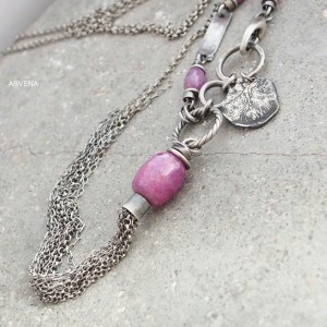 RUBIN - naszyjnik 02