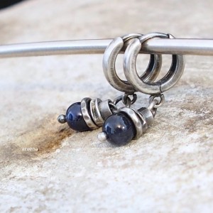 Szafiry - kolczyki 003