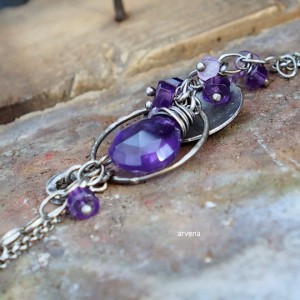 Ametyst - naszyjnik 001