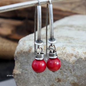 Koral - kolczyki 016