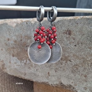 Koral - kolczyki 017