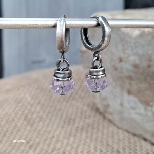 Ametyst - kolczyki 08