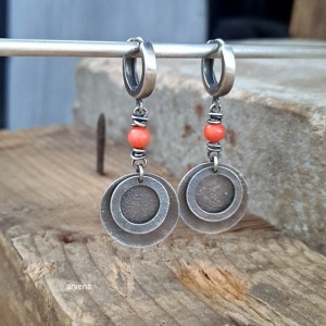 Koral - kolczyki 019