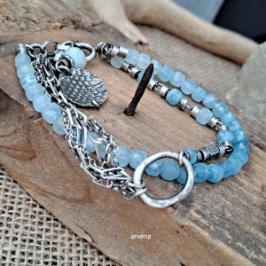 AKWAMARYN - bransoletka 001