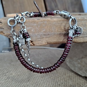 GRANAT - bransoletka 012