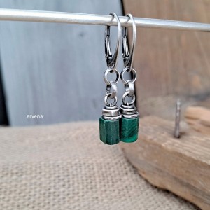 Malachit - kolczyki 03