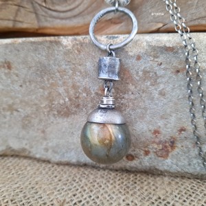 Labradoryt - naszyjnik 02