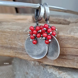 Koral - kolczyki 024