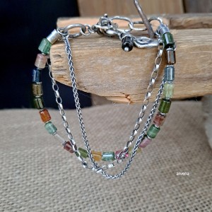 TURMALINY - bransoletka 014