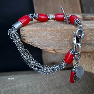 KORAL - bransoletka 018