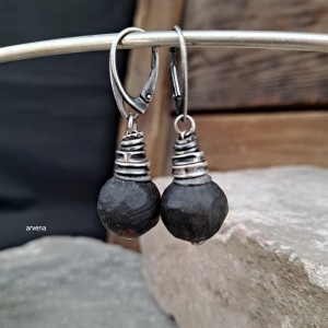 Bursztyn- kolczyki 010