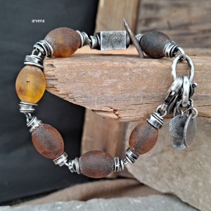 Amber  XXL - bransoletka 09