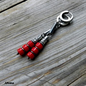 K1 - kolczyki z koralem