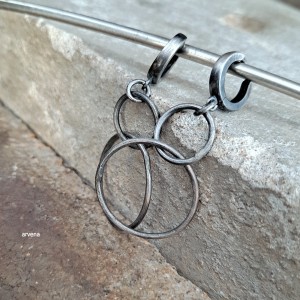 Ag 925. koła - kolczyki 08