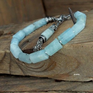 Akwamaryn  % -  bransoletka 01 