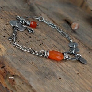 Karneol - bransoletka  01