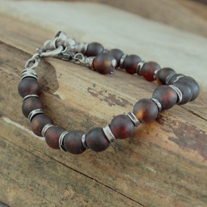 Bursztyn UNISEX - bransoletka 05