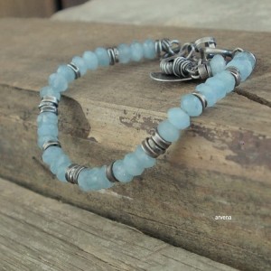 Akwamaryn - bransoletka 09