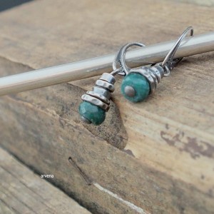 SZMARAGDY - kolczyki 011