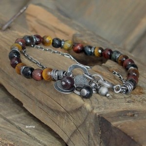 3 X KOCIE OKO - bransoletka