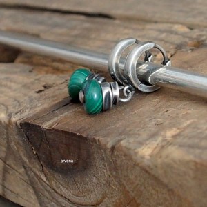 Malachit - kolczyki 04