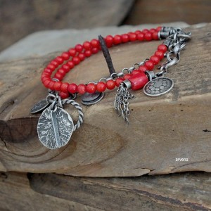 KORAL - bransoletka 022