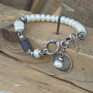 Perła w towarzystwie - bransoletka 02