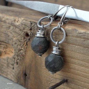 Bursztyn - kolczyki 019