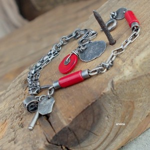 Koral - bransoletka 023