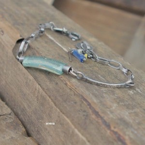 Szkło afgańskie - bransoletka 27