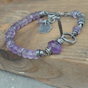 Ametyst- bransoletka 012