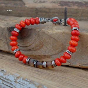 Koral - bransoletka 024