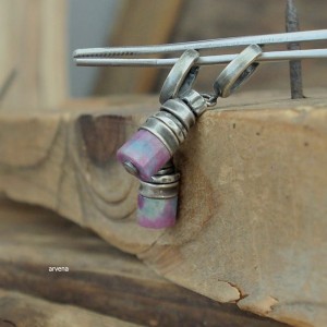 Fuchsyt - kolczyki 01