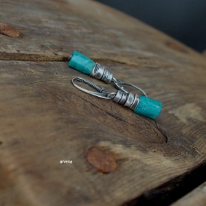 Amazonit - kolczyki 03