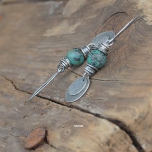 Turkus - kolczyki 014