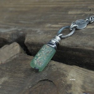 SZKŁO AFGAŃSKIE - naszyjnik 05