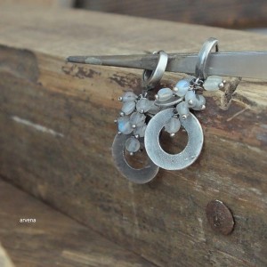 Labradoryt - kolczyki 010