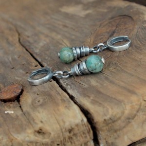 SZMARAGDY - kolczyki 09