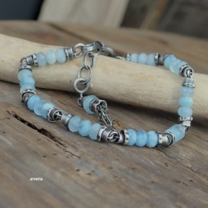 Akwamaryn - bransoletka 003