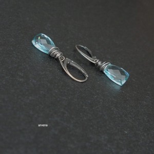 Kwarc - kolczyki 015