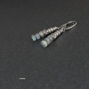 Labradoryt - kolczyki